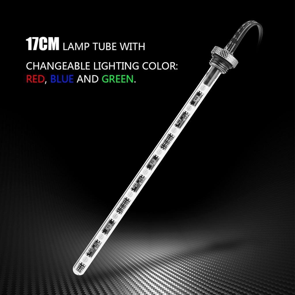 17cm Cylindrical Water Cooling Tank Light Virus Reservoir LED Lamp