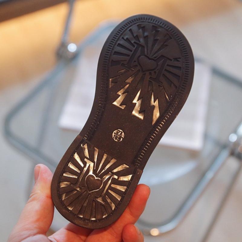 Girls Princess Leather Flats Spring Autumn Kids Single Shoes Student Stage Performance Shoes