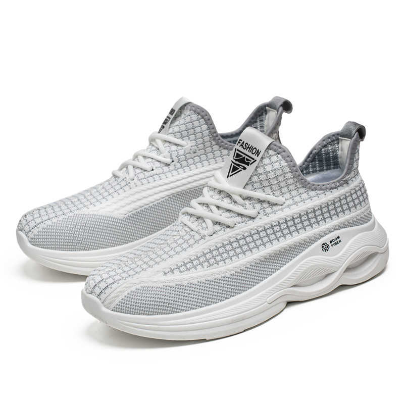 Thick-heeled Lace-up Sneakers 37 Walking Men's Sports Shoes Brands Summer Summer Raning Imported School Luxe Teniz