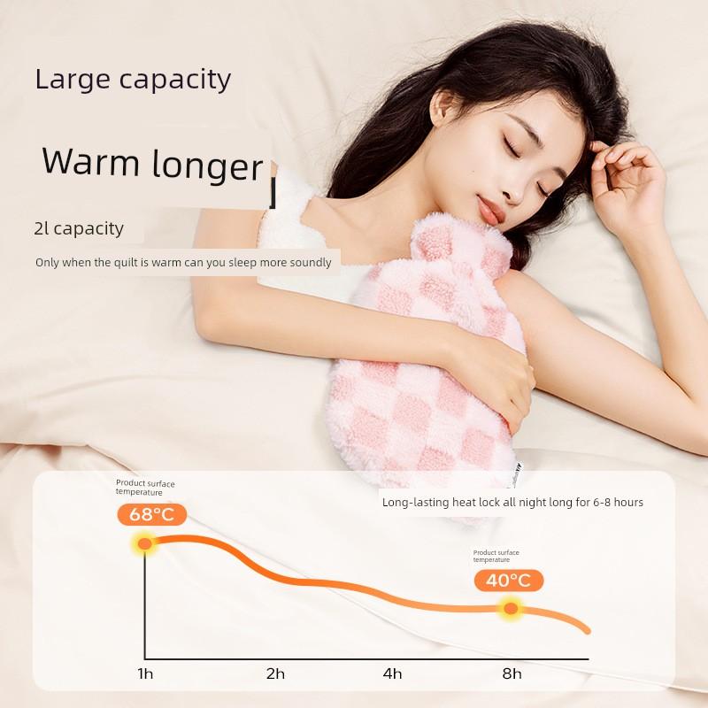 Thickened Explosion-Proof Hot Water Bottle for Heating, Suitable for Warming the Stomach and Bed, Special Water-Filled Hand Warmer for Girls, 2026