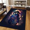 Doctor Who2 Flannel Pattern Square Carpet,Area Rug,Carpet Rug for Living Room Bedroom Sofa Playroom Decor,Non-slip Floor Mat