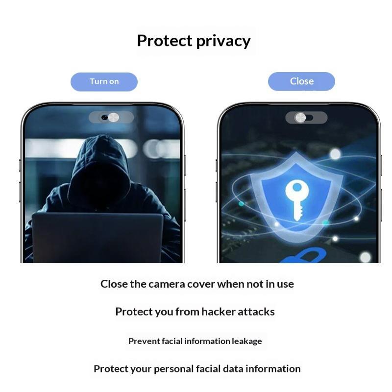 Smartphones Webcam Cover Privacy Camera Covers Front Camera Cover For Galaxy Pixel Ultra-Thin Transparen Protection Slide