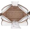 GUESS Erin Mini Crossbody Top Zip Shoulder Bag SG172770 White Monogram Pattern with Logo Strap
