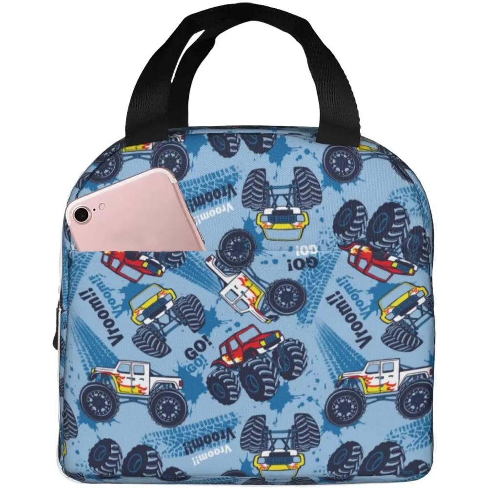 

Строительная техника и оборудование, набор, изолированная сумка для обеда для женщин, мужчин, автомобилей, многоразовый ланч-бокс для работы в офисе, пикника, пляжа 22x20x13CM золотой