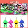 Chaveiro de Lula Splatoon 3 Brinquedo PVC de Alta Qualidade Pingente de Bolsa para Crianças Presentes de Natal