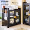 2-Tier Kitchen Dish Drying & Storage Rack
