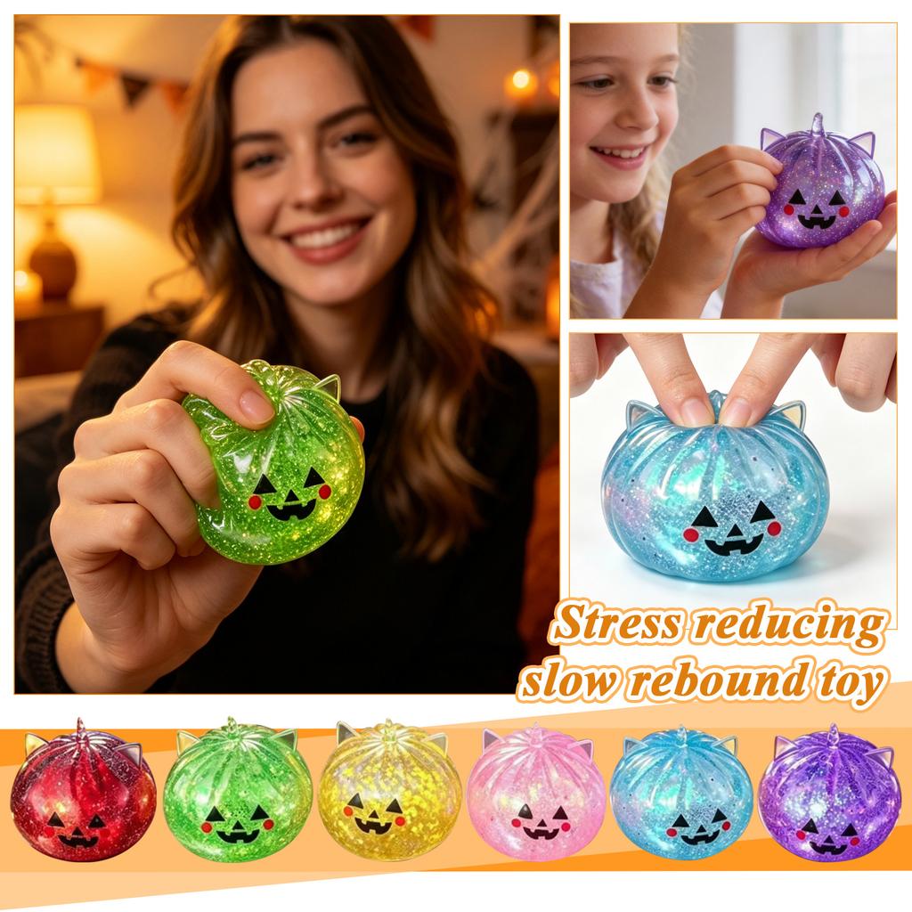 1pc 8.5cm Stress Relief Bun Pinching and Music Relief Toy