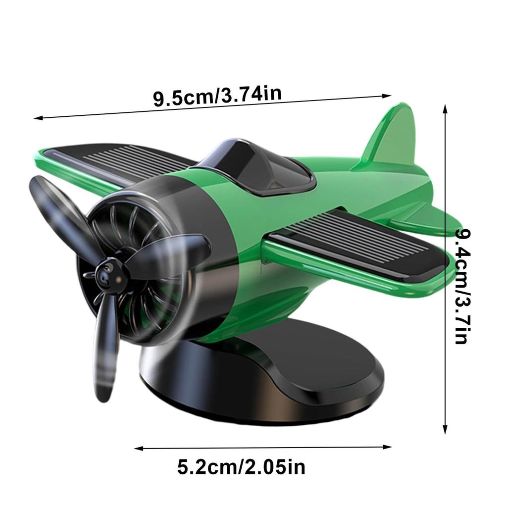 Solar Powered Car Decoration, Dashboard Decoration, Rotating Drifting Fan Collectible for Men and Women