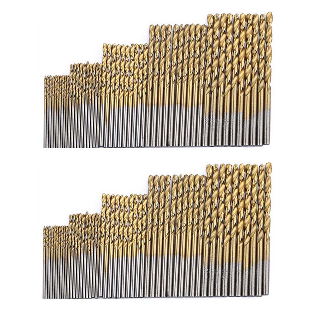 100pcs Drill Bits Sets 1mm 0.5mm 2mm 2.5mm 3mm HSS Drill Sets Drill Accessories Drilling Hole For Metal Masonry Wood Tool Set