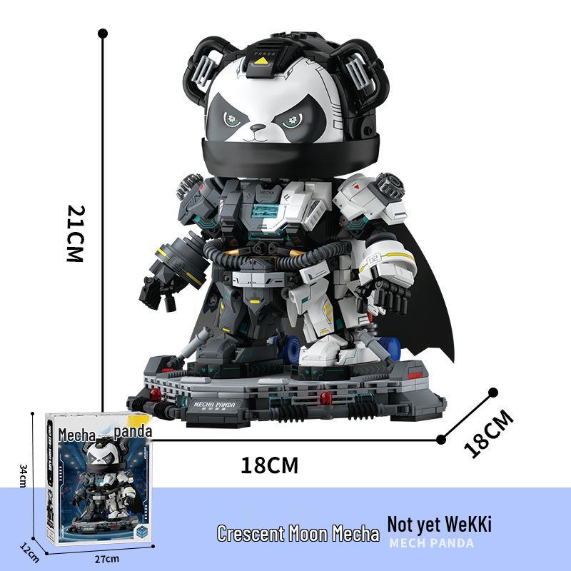 Undone 506506 Trendy Space Mecha Panda - Challenging Assembly Building Blocks Educational Toy, Model Gift for Birthdays