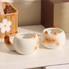 Durable Cats Shape Teas Cup Fashion Cats Shape Ceramic Mug Creative Drinkwares for Individual and Gift Use