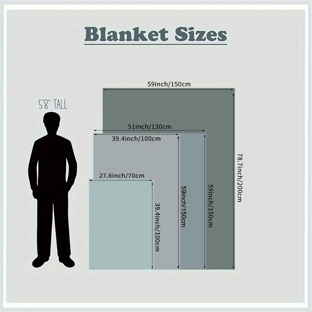1Pc Ultra-Soft Flannel Halloween Ghosts Printed Throw Blanket – Cozy, Light Beige-Friendly, And Multi-Purpose For Office, Couch,