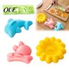 Rice Ball Mold for Kids 4PCS Cute Molds, Rabbits Dolphins Flowers And Long Shape, Seaweed Embossing Machine Portable Food Grade PP Sushi Maker