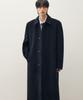 Draw Fit Premier Wool Balmacaan Chester Coat [Navy]