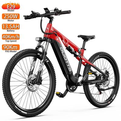 Electric Bike DUOTTS E29 27.5" Tire 250W Motor City Electric Bicycle 48V 13.5AH Max Range 90Km 14 Speed Load 150Kg