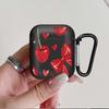 Case For Airpods Pro3 Pro 1 3 Pro2 4 2 Earphone Cases Cover Red Lovely Cherry