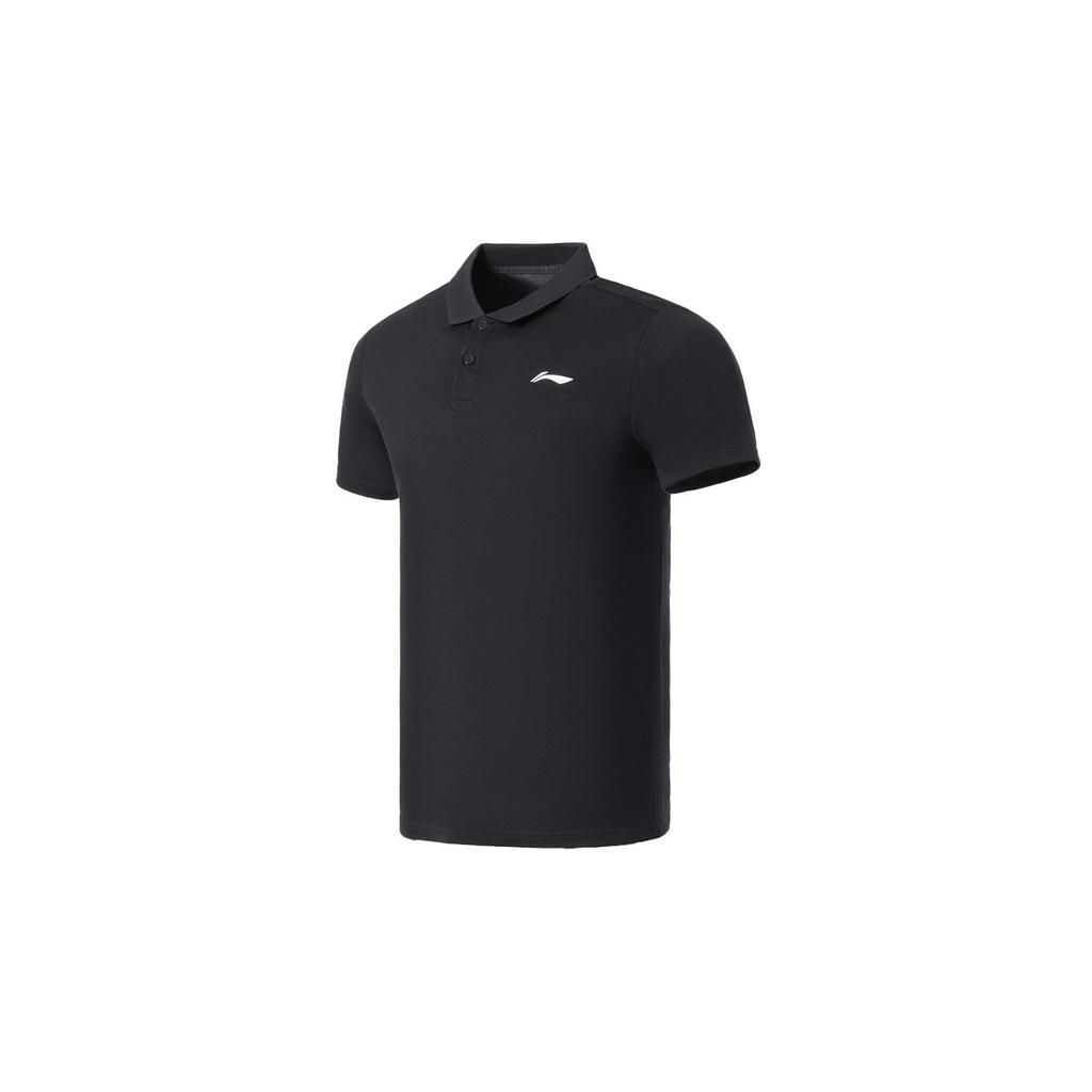 Li Ning Fitness Series Polo Shirt Men's Black APLT125-1