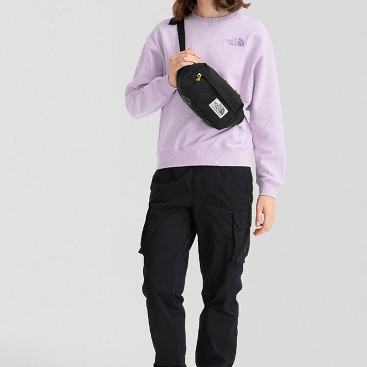 The North Face 3L Berkeley Fashion Zipper Shoulder Crossbody Outdoor Bag Unisex Bags Black 52VU-FW22-D2-84Z