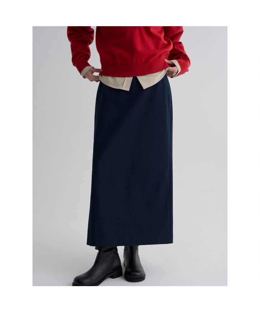 8SECONDS Cotton Twill Out-Pocket Skirt Navy
