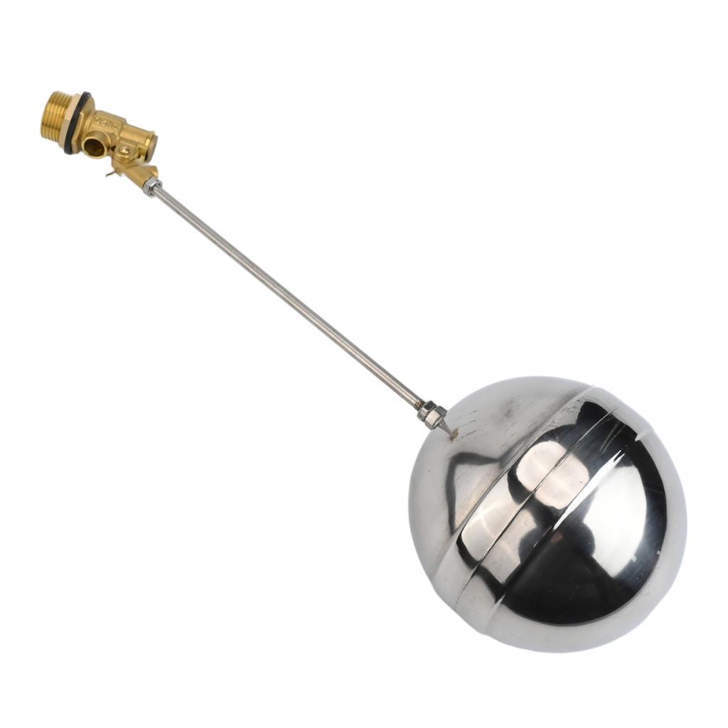 Float Valve for Water Tanks 34 Inch Stainless Steel and Brass Construction