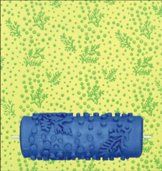 5-Inch Liquid Wallpaper Pattern Roller - DIY Stippling & Wall Painting Tool