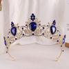 Shiny Princess Tiara Luxury Rhinestone Crown Elegant Baroque Crown  Bridal