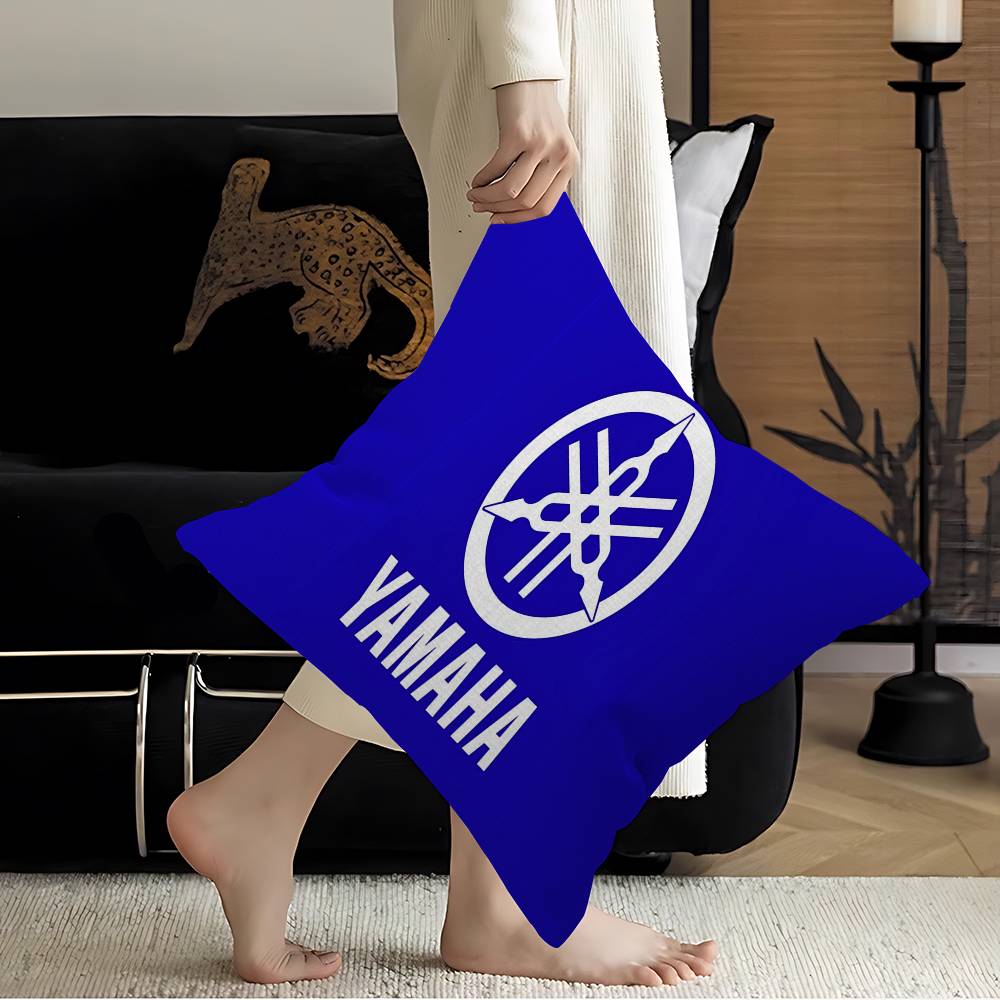 

Sign Y-Yamaha Cushion Cover Car Throw Pillow Case For Sofa Car Christmas Gift 40x40cm 45x45cm 12x12Inch