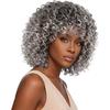 Perucă Scurtă Afro Creț/Gârlă de 4 Inch pentru Femei, Potrivită pentru Diverse Tonalități ale Pielii - Păr Sintetic Rezistent la Căldură, cu Breton Natural și Densitate Ridicată