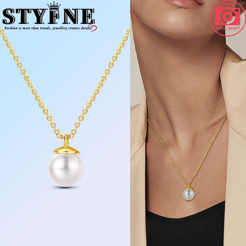 

Copper Glittering Golden Australian White Pearl Necklace For Women Necklace Fine Jewelry Gift
