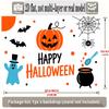 Party Backdrop Halloween Flat Banners Spider Pumpkin Spooky Wedding Winter Enthusiasts Event Backdrop Decoration Front Door Decor