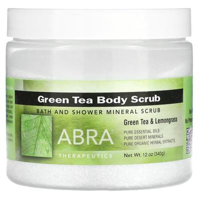 Green Tea Body Scrub, Green Tea & Lemongrass, 10Oz (283G)