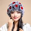 Rex Rabbit Hair Windproof Hat Children Winter Middle-aged and Elderly Cute Versatile Thickened Hat Winter Warm and Cold Ear Hat