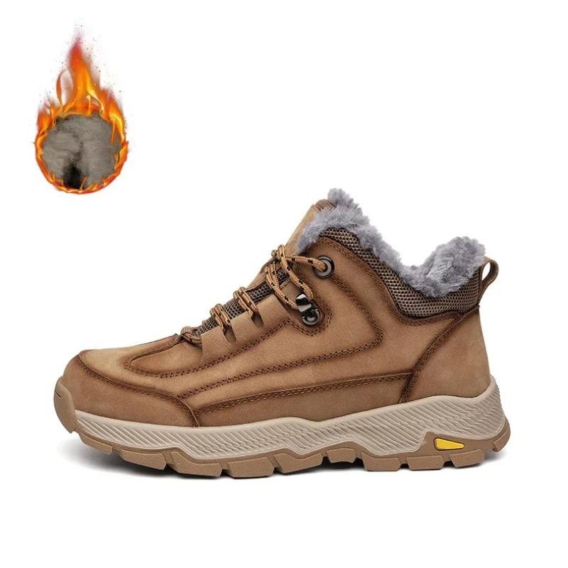 

Мужская хлопковая обувь, Уличные теплые и нескользящие повседневные ботинки, Походные короткие ботинки для осени и зимы, Мужская повседневная обувь, Мужская обувь 48