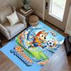 Cartoon Soccer Stars Trophy Customize Your Name Floor Mat Perfect for Kitchen Playrooms Decorate room Bedrooms Anti-slip Rug Decorate Offices
