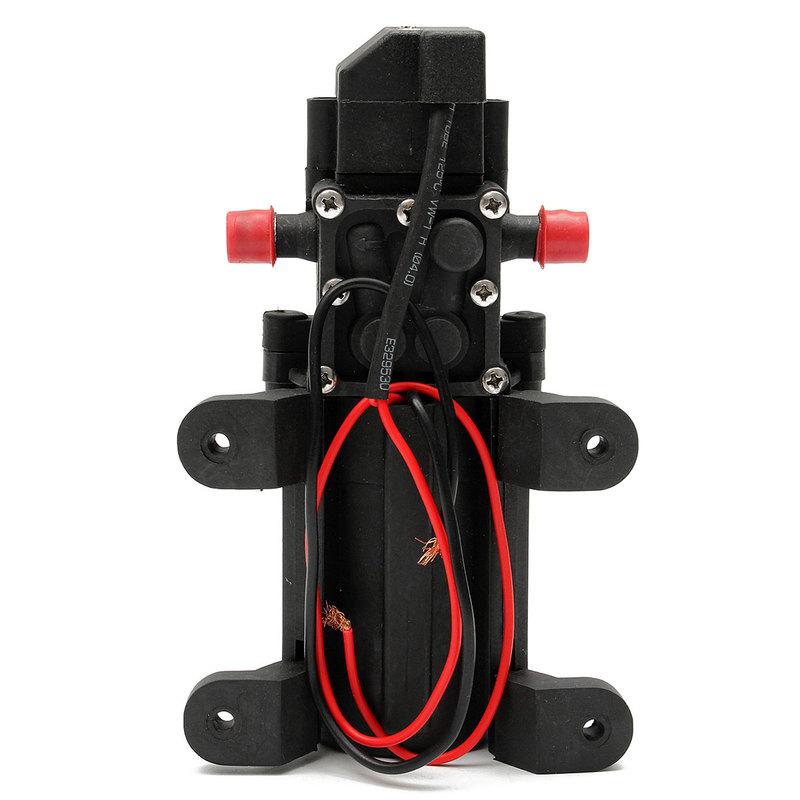 Water Pump 12V 72W 130PSI 6L/Min Stable High Pressure Diaphragm Water Pump Pressure Protection Water Sprayer for Caravan Boat