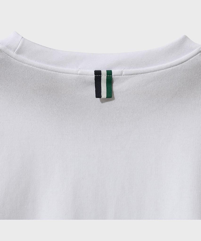 Pep Studio Stain Washed Efro Logo Long Sleeve T-Shirt (White)