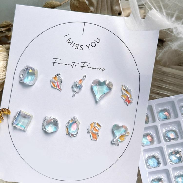 3D Nail Art Rhinestones Studs Luxury Nail Diamonds Nail Jewels Stones Nail Decor