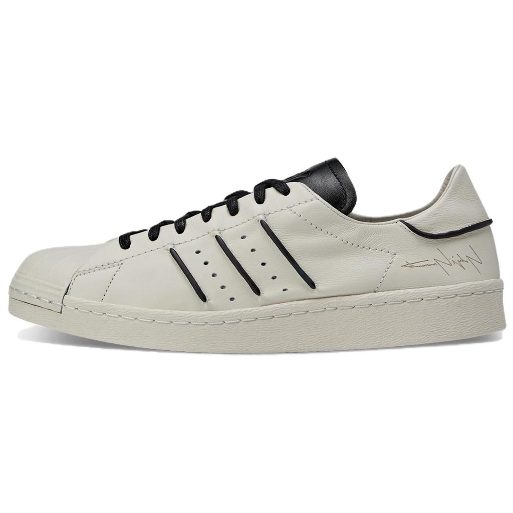 Adidas Y-3 Superstar Talc Black Unisex Sneakers Cream JS0576