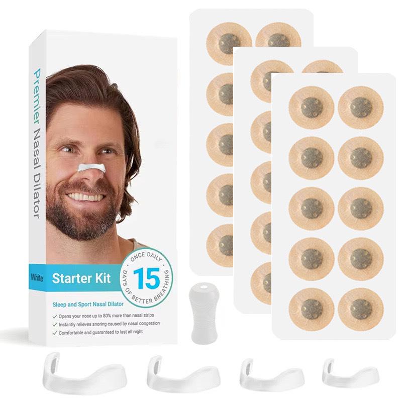 

Magnetic Nasal Strips Anti-Snoring & Congestion Relief Breathing Clips 15 Pairs