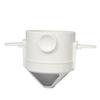 Stainless Steel Portable Coffee Filter Cup Foldable, Hand-Flush Design with Ear Hook for Easy Hanging, No Paper Needed