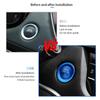 Trim Cover for The Start and Stop Engine Button Ring for Chevrolet Models Like Equinox, Cruze, Malibu, Trax, Impala, Traverse, Tahoe, and Suburban
