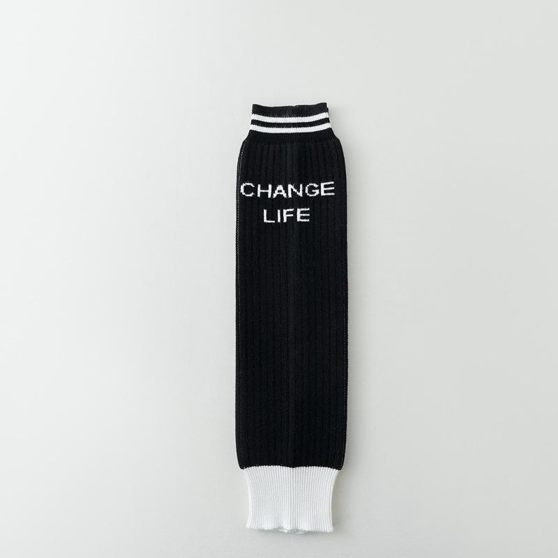 

Personality Trend Stockings Style Fashion Wear Leg Cover Spring And Summer Xiaoxiang Miu Knee Calf Socks One size fits all чорний