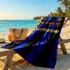 Inter Milan Personalized Text Beach Towel Super Soft Microfiber Quickdry Fabric