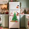 For Fridge Magnets with Christmas Themes Including Santa Claus Reindeer and Tree Ornaments for Kitchen and Holiday Decoration
