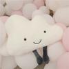 Adorable Smile Face White Clouds Plushie Stuffed Cute Cartoon Weather Plush Toy for Kid Pillow Bedroom Decor Birthday Gifts Girl