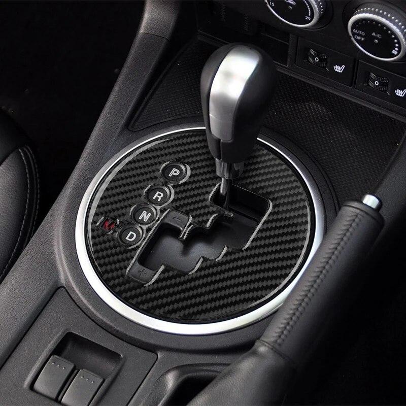 Carbon Fiber For Mazda Mx-5 Miata Nc 2009-2015 Car Transmission Shift Panel Sticker Performance Trim Decals Interior Accessories