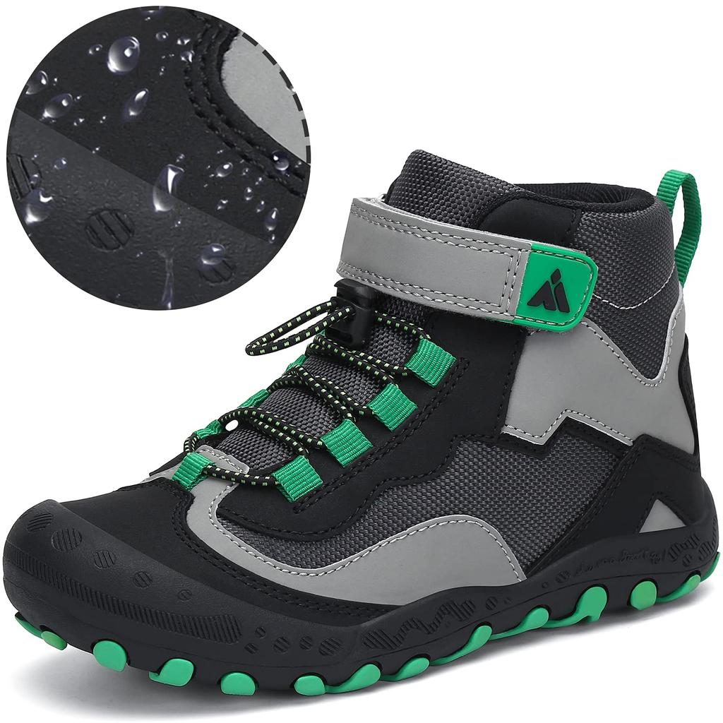 Mishansha and Easy To Walk Perfect for Outdoor and Perfect for Boys and Size Kids' High-Top Sneakers, Waterproof, Non-Slip, Breathable, Lightweight,
