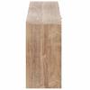 Vidaxl Schuhschrank, Farbe Eiche, 80x24x45 cm