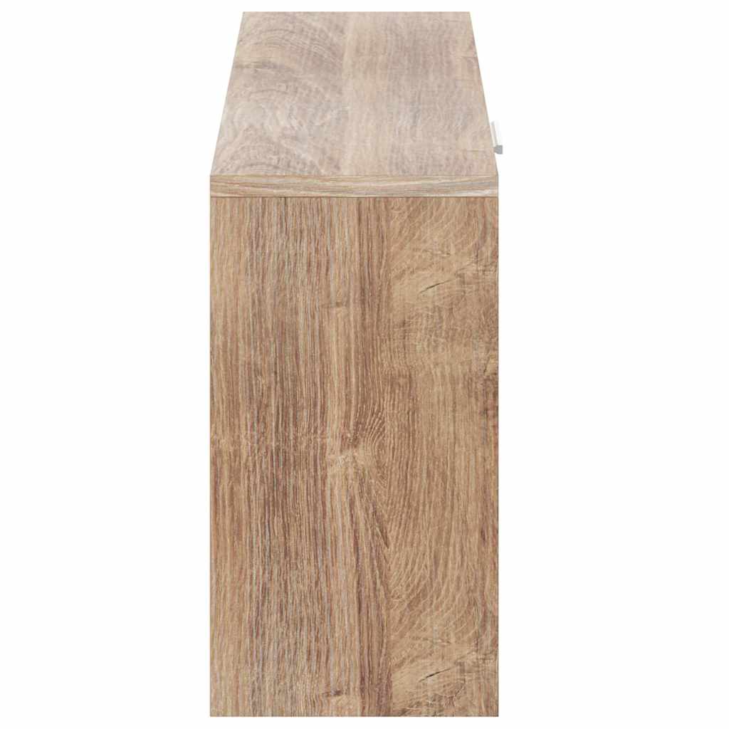 Vidaxl Schuhschrank, Farbe Eiche, 80x24x45 cm
