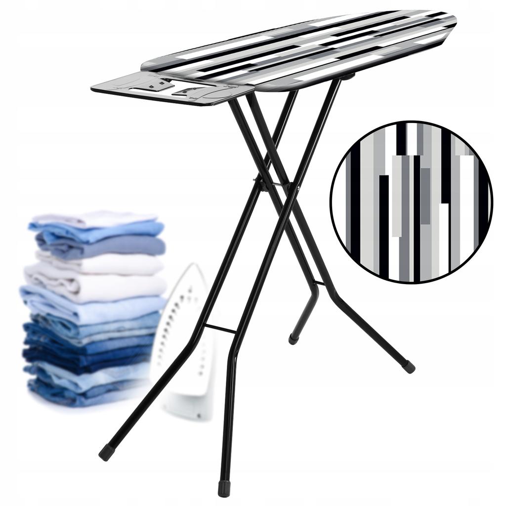 KADAX Folding Ironing Board 120x38cm Lightweight Iron Holder Standard